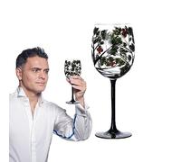 Lnhgh Four Season Wine Glasses,Four Seasons Tree Glassware - Hand Painted Art Wine Glasses, Glassware for White Wine, Red Wine, Cocktails