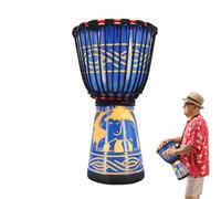 Lnhgh Kids Bongo Drums,8-Inch African Inspired Multicolored Hand Drum - Musical Tool Percussion Instruments, Artistic Music Decoration for Performances