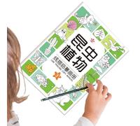 Lnhgh Kids Tracing Book - Practice Copybook Tracing Workbook Set - Pen Control Training Animal Drawing Paper Coloring Interactive Educational Toys for Travel Toddler Kindergarten