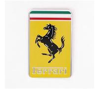 LNHZX 2Pcs Car Front and Rear Decorative Stickers for Ferrari California 430 F12 458 488 812 F8 456, 3D Exterior Protection Stickers,A