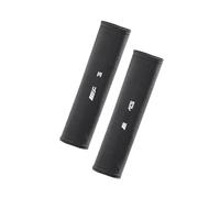 LNHZX 2Pcs Car Seat Belt Cover for Mercedes-AMG Vito SL-Class lass/V-Class/EQS/EQC Shoulder Protector Cover Car Seat Belt Shoulder Pads Emblem Interior Accessories,Black-23cm
