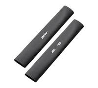 LNHZX 2Pcs Car Seat Belt Cover for Mercedes-AMG Vito SL-Class lass/V-Class/EQS/EQC Shoulder Protector Cover Car Seat Belt Shoulder Pads Emblem Interior Accessories,Black-33cm