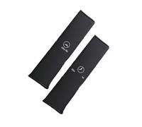 LNHZX 2Pcs Car Seat Belt Cover for Mercedes-Benz A-Class/C-Class/E-Class/S-Class/GLA/GLB/GLC260/GLE300L Shoulder Protector Cover Car Seat Belt Shoulder Pads Emblem Interior Accessories,Black