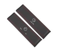 LNHZX 2Pcs Car Seat Belt Cover for Mercedes-Benz A180/C200/E260/S-Class/GLC/E-Class/B-Class Shoulder Protector Cover Car Seat Belt Shoulder Pads Emblem Interior Accessories,Black