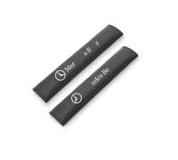 LNHZX 2Pcs Car Seat Belt Cover for Mercedes-Benz C-Class/G-Class/E-Class/A-Class/EQC/GLE/GLC Shoulder Protector Cover Car Seat Belt Shoulder Pads Emblem Interior Accessories,Black-30cm