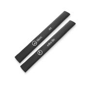 LNHZX 2Pcs Car Seat Belt Cover for Mercedes-Benz C-Class/G-Class/E-Class/A-Class/EQC/GLE/GLC Shoulder Protector Cover Car Seat Belt Shoulder Pads Emblem Interior Accessories,Black-50cm