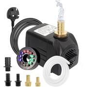 Lnicez Submersible Pump / 25W, Water Pump with Ultra Quiet Pond Pump with the Hose, 5 Nozzles for Aquarium&Fish Tank,1.8m Power Cord