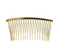 LNKUGN 20 Teeth Bridal Blank Hair Metal Wedding Veil Side Comb Hair Accessories