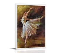 LNLEXTAR Edgar Degas Dancer Ballerina Poster Decorative Painting Canvas Wall Art Living Room Poster Bedroom Painting Wall Art Picture Print Modern Family Room Decor 12 x 18 Inches (30 x 45 cm)