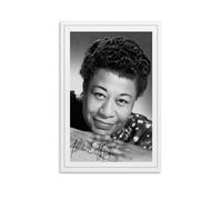 LNLEXTAR Ella Fitzgerald Signed Poster Decorative Painting Canvas Wall Art Living Room Poster Bedroom Painting Wall Art Picture Print Modern Family Room Decor 08 x 12 Inches (20 x 30 cm)