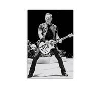 LNLEXTAR James Hetfield Black White Poster Decorative Painting Canvas Wall Art Living Room Poster Bedroom Painting Wall Art Picture Print Modern Family Room Decor 08 x 12 Inches (20 x 30 cm)