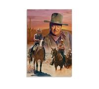 LNLEXTAR John Wayne Movies Star Art Poster Decorative Painting Canvas Wall Art Living Room Poster Bedroom Painting Wall Art Picture Print Modern Family Room Decor 12 x 18 Inches (30 x 45 cm)