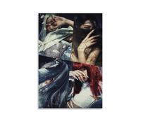 LNLEXTAR Kpop Blackpink Lisa Jisoo Rose Poster Decorative Painting Canvas Wall Art Living Room Poster Bedroom Painting Wall Art Picture Print Modern Family Room Decor 12 x 18 Inches (30 x 45 cm)