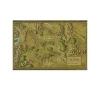 LNLEXTAR Map of The Shire Poster Decorative Painting Canvas Wall Art Living Room Poster Bedroom Painting Wall Art Picture Print Modern Family Room Decor 12 x 18 Inches (30 x 45 cm)