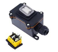 Lnline Power Cord 110V-220V 12V-24V Marine Rocker Switch On Off Waterproof IP67 Junction Box 30A High Current Connetor Outdoor(WHITE,110-240V)