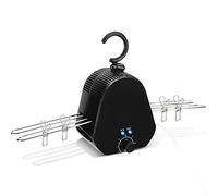 LNLN Electric Clothes Dryer Electric Dry Hanger Indoor Dryer Portable Hanger Detachable 0-5 Hours Can Be Timed Double Bracket For Rainy Or Wet Weather Or Travel,black