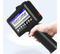 Lnlscle Portable Hand Inkjet Printer, Fully Automatic Handheld with HD LED 4.3-inch Touch Screen, More Than 40 National Languages, 2-12.7mm Height Adjustable