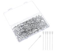 Lnngub 200 Pcs Corsage Pins Pearl Pins for Bouquets Floral Pin Long Teardrop Pearl Head Pin for Fabric Craft Clothes Wedding Jewelry Making Sewing Flower Decoration