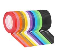 Lnngub 30 Rolls 1/8 Whiteboard Tape,3mm Thin Draping Tape Dry Erase Board Tapes Pinstriping Tapes for White Board Lines White Boards Accessories DIY Art Crafts