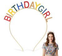 Lnngub Birthday Crown for Women, "It's My Birthday" Birthday Headpiece Colourful Birthday Hair Accessories for Women Party Gifts Happy Birthday Accessories for Girls Queen Princess