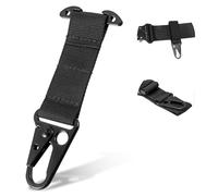 Lnngub Gear Clip,Belt Clip T-Mount Hanging Duty Belt Key Holder Glove Clips for Duty Belts Plate Carrier Belts Accessories,Black