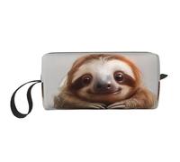 LNNIUK Adorable Sloth print Travel Toiletry Case Pouch Makeup Bag Travel Cosmetic Bags,Cosmetic Makeup Bags with Zipper