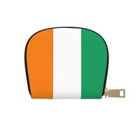 LNNIUK Flag of Cote d'Ivoire print Wallet Credit Cards Holder Business Card Case for Men Women Compact Size for Adults, White, One Size