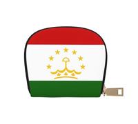 LNNIUK Flag of Tajikistan print Wallet Credit Cards Holder Business Card Case for Men Women Compact Size for Adults, White, One Size