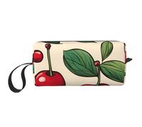 LNNIUK lovely sweet red cherry 2 print Travel Toiletry Case Pouch Makeup Bag Travel Cosmetic Bags,Cosmetic Makeup Bags with Zipper