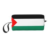 LNNIUK Palestine flag print Travel Toiletry Case Pouch Makeup Bag Travel Cosmetic Bags,Cosmetic Makeup Bags with Zipper