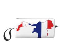 LNNIUK Thailand Flag Map print Travel Toiletry Case Pouch Makeup Bag Travel Cosmetic Bags,Cosmetic Makeup Bags with Zipper