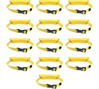 LNNNW Oxygen Tank cart Propane Tank Mounting Bracket Strap - Set of 1 3 5 7 9 11 13 15, Portable Oxygen Tank Wall Mounted Holder Oxygen Tank Bracket Holds(Yellow,13pcs)