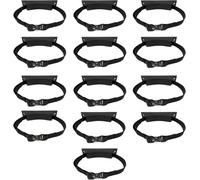 LNNNW Oxygen Tank cart Propane Tank Mounting Bracket Strap - Set of 1 3 5 7 9 11 13 15, Portable Oxygen Tank Wall Mounted Holder Oxygen Tank Bracket Holds(Schwarz,13pcs)