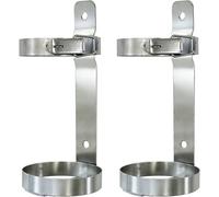 LNNNW Oxygen Tank cart Stainless Steels Gas Bottle Storage Rack Hold 2L, Portable Wall Mounted Oxygen Tank Holder，for Laboratory/Workshop Oxygen Tank Bracket Holds(2pack)