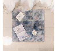 LNNNW Plush interlocking carpet Mat Interlocking Plush Jigsaw Puzzle Floor Mat, Non-Slip Crawling Foam Floor Mat, Home Square Carpet(Grey,24pcs)