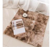 LNNNW Plush interlocking carpet Mat Interlocking Plush Jigsaw Puzzle Floor Mat, Non-Slip Crawling Foam Floor Mat, Home Square Carpet(Coffee,24pcs)