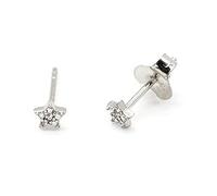 LNNSHX 2pcs Luxury Bling Star Eyes S925 Sterling Silver Stud Earring For Women Silver Earrings Girl Ear Bone Zircon EarRings yc628 (Gem Color : 7)