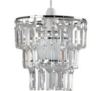 LNNSHX Crystal Chandelier Crystal Chandelier Modern 3 Tier Ceiling Pendant Light Fixture - Light Luxury Living Room Bedroom Entrance Lighting Illuminated, Suitable Compatible With Bedroom