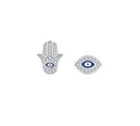 LNNSHX Devil's Eye Stud Earrings 925 Sterling Silver Women's Earrings Micro-Set Zircon Earrings for Everyday Wear A gift for her