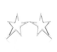 LNNSHX Exquisite Star Stud Earrings for Women Hyperbole Fine Jewelry Bijoux