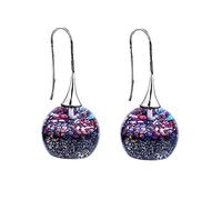 LNNSHX Resin magic ball earring earringwomen'hundred colored glasearring earringear ornaments