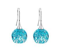LNNSHX Resin magic ball earring earringwomen'hundred colored glasearring earringear ornaments