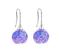 LNNSHX Resin magic ball earring earringwomen'hundred colored glasearring earringear ornaments