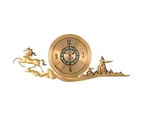 LNNSHX Silent Decorative Wall Clock Modern Creative Shape Wall Clock Living Room Background Wall Decoration Clock Indoor Art Decoration Easy to Read