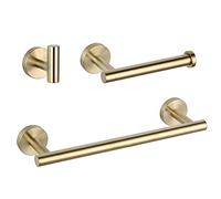 LNNSHX Towel Racks, Towel Rail for Bathroom,Bathroom Hardware Set,Brushed Towel Rail,Hand Towel Holder,Paper Holder,Toilet Hanger,Towel Bar,Robe Hook Bathroom Accessory Set/3 Pcs Pe