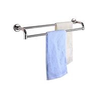 LNNSHX Towel Rails Towel Bar Double Lever Towel Rack Towel Bracket Wall Hanging Towel Holder for Bathroom Balcony Kitchen Punching 5 Options Towel Rack Bathroom