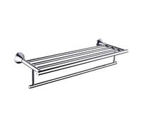 LNNSHX Towel Rails Towel Racks, Bathroom Towel Rack Wall Mounted Towel Holder,Stainless Steel Double-Layer Towel Rack,Wall-Mounted Mirror Light Double-Layer Towel Holder, Bathroom