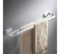 LNNSHX Towel Rails Towel Racks, for Bathroom, Bathroom Towel Bar, Brass Creative Wall Mounted Double Towels Hanger Shelf Rack for Lavaroty Kitchen Bathroom 57 cm/Gold/a (Chrome a)