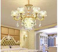 LNNSNE Appliques murales, Lobby Moderne Éclairage Golden Classical Cristal Escalier Zinc Alliage Crystal Décoration de la Maison(2arms Wall Lamp)