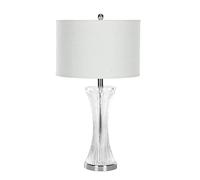 LNNSNE Compact Side Table Lamp for Living Room, Bedroom, and Nightstand - Elegant Fabric Shade with High Temperature Resistance